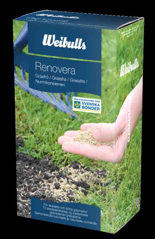  Grass seed Weibulls Renovate 1kg in the group Garden / Grass seeds & fertilizer / Cultivation at Entreprenadbutiken (838882)