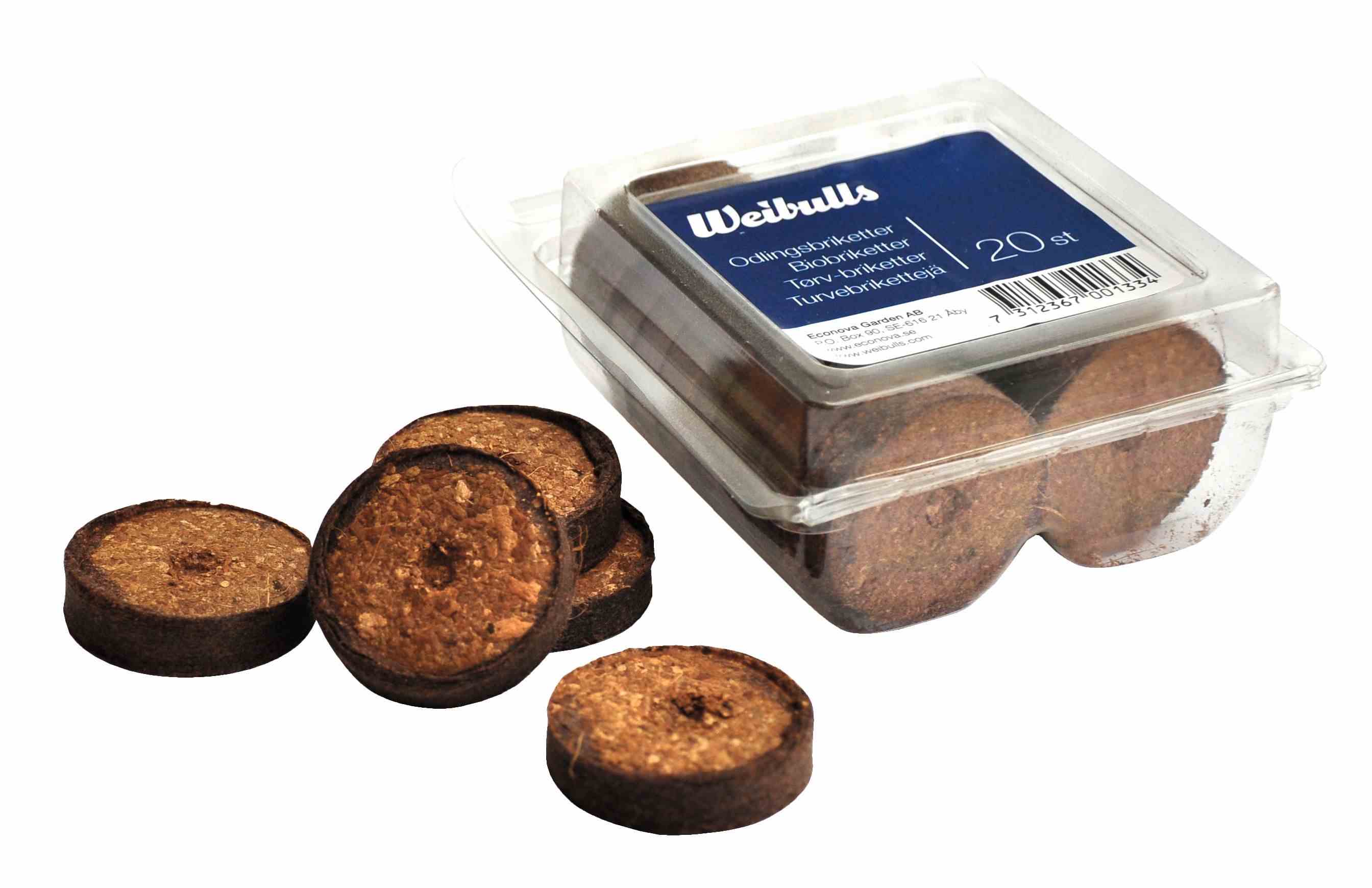 Cultivation briquettes 20-pack  in the group Lawn care / Grass seeds and fertilizer at Gräsklipparbutiken (700133)