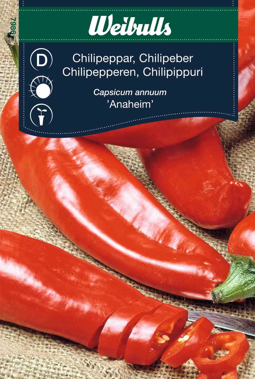 Chilipeppar Anaheim i gruppen  hos GPLSHOP (7986)