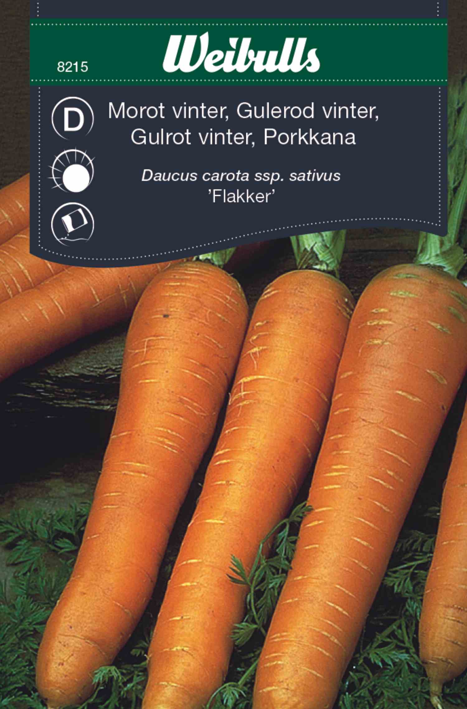 Carrot winter flakes ryhmässä Husqvarnan metsä- ja puutarhatuotteet / Ruohonsiemenet, Nurmikon lannoite / Viljely @ GPLSHOP (8215)