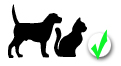 OK för både hund & katt