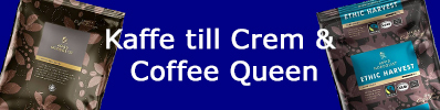 Kaffe till Crem & Coffee Queen