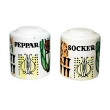Anita Nylund Jie Pepperino Pepper and sugar shakers, height 6 cm