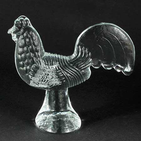 Bertil Vallien Boda Zoo Kosta Boda Tupp (Rooster)