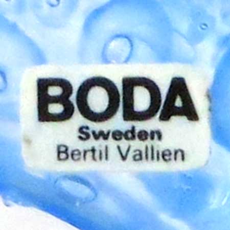Bertil Vallien Boda Miniatures label