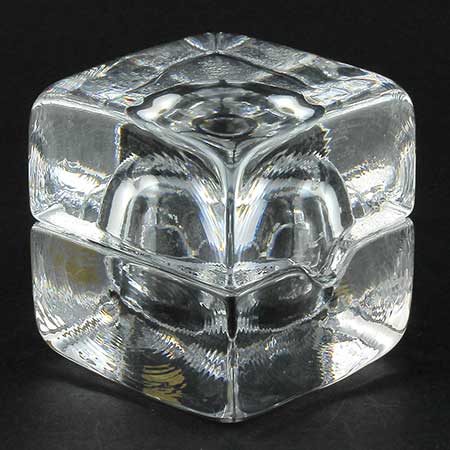 Bertil Vallien Kosta Boda Puzzle Cube (model 78543), length 8 cm