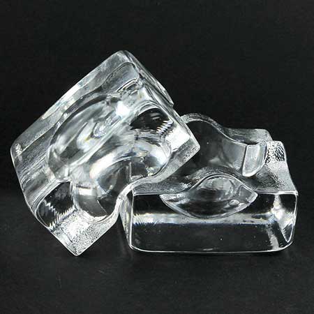 Bertil Vallien Kosta Boda Puzzle Cube (model 78544), length 10 cm