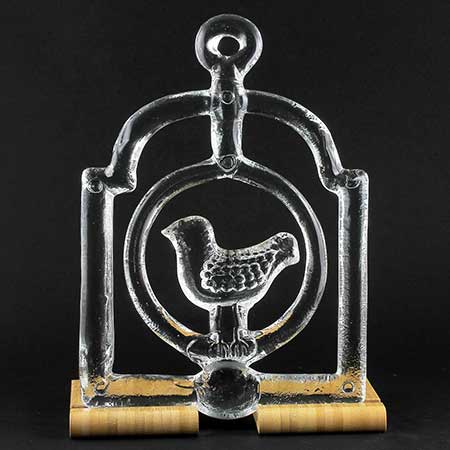 Bertil Vallien Boda Window Ornaments Bird, height 25 cm