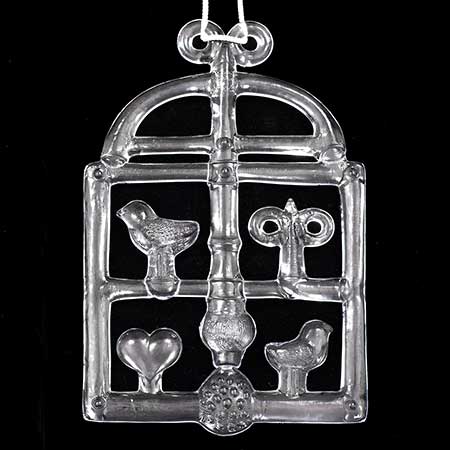 Bertil Vallien Boda Window Ornaments Bird cage, height 31 cm