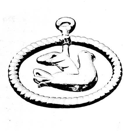Bertil Vallien Boda Window Ornaments Dove, height 15 cm