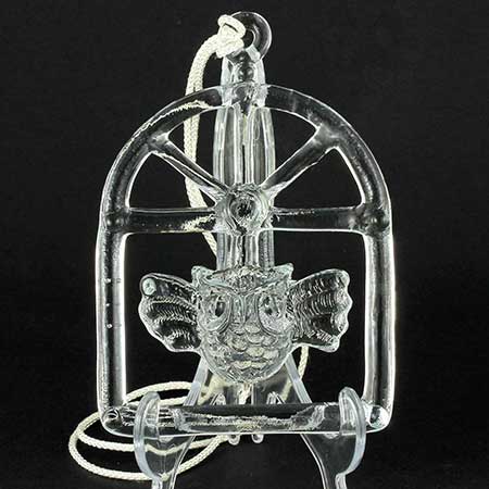 Bertil Vallien Boda Window Ornaments Owl, height 18 cm