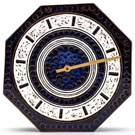 Britt-Louise Sundell Gustavsberg Clock Diameter: 26 cm