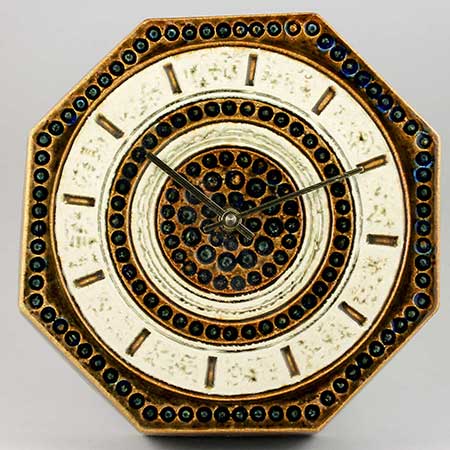 Britt-Louise Sundell Gustavsberg Clock Diameter: 26 cm