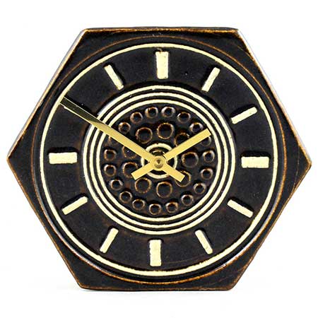 Britt-Louise Sundell Gustavsberg Clock Diameter: 20 cm