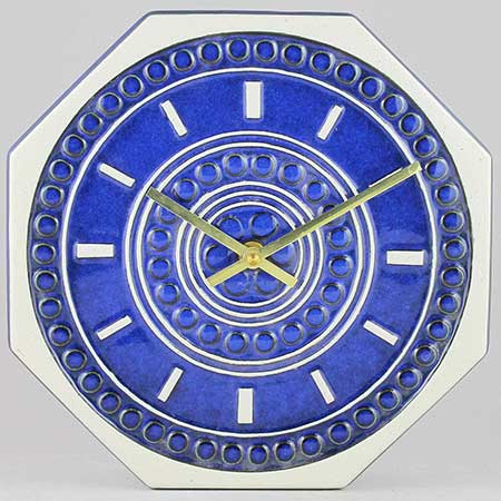 Britt-Louise Sundell Gustavsberg Clock Diameter: 24 cm