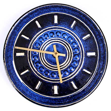 Britt-Louise Sundell Gustavsberg Clock Diameter: 23 cm