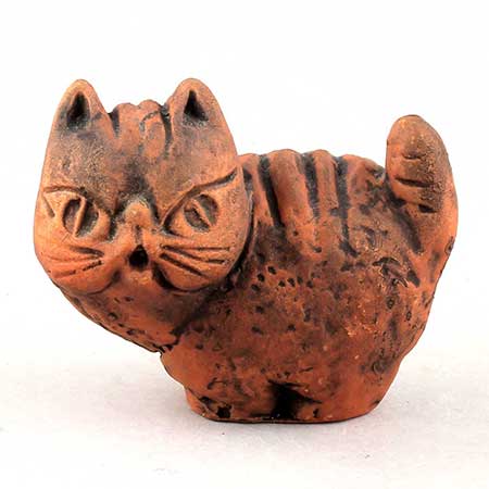 Ester Wallin Upsala-Ekeby figurine Cat (model 1129), 1971, length 10 cm