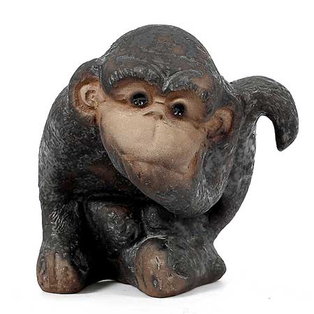 Ester Wallin Upsala-Ekeby figurine Ape (model 9082), ÅR–ÅR, height 15 cm