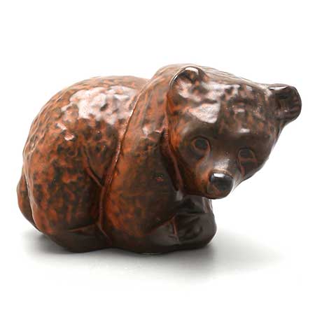 Ester Wallin Upsala-Ekeby figurine Bear (model 0152), 1970, height 10 cm