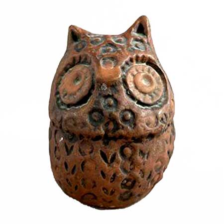 Ester Wallin Upsala-Ekeby figurine Owl (model 1128), 1971, height 9 cm
