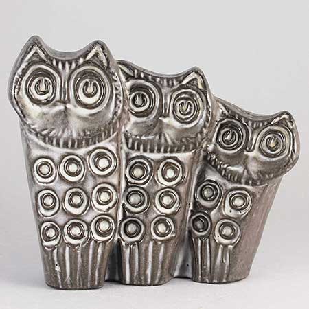 Ester Wallin Upsala-Ekeby figurine Owls (model 0112), 1970, height 15 cm