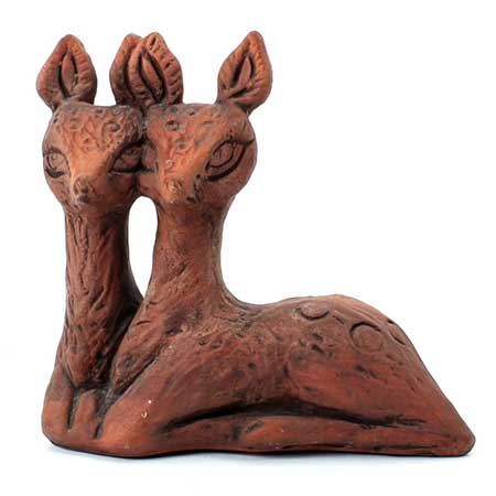 Ester Wallin Upsala-Ekeby figurine Roe deer (model 2003), 1972, height 15 cm