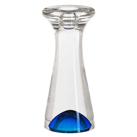 Göran Wärff Kosta Boda Zoom Candleholder (model 7060423), height 20,5 cm