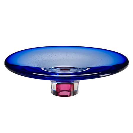 Göran Wärff Kosta Boda Zoom Dish (model 7070020), diameter 20,5 cm