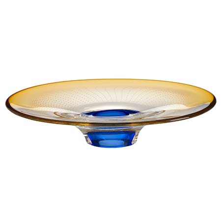 Göran Wärff Kosta Boda Zoom Dish (model 7070204), diameter 38 cm