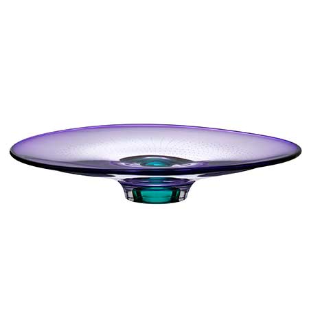 Göran Wärff Kosta Boda Zoom Dish (model 7070746), diameter 38 cm