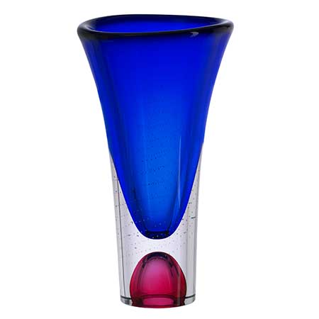 Göran Wärff Kosta Boda Zoom Vase (model 7040057), height 26,5 cm
