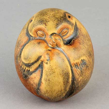 Gösta Grähs Rörstrand Animals Dormouse, height 7 cm