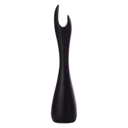 Gunnar Nylund Rörstrand Caolina Black vase, height 27 cm