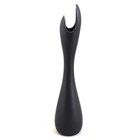 Gunnar Nylund Rörstrand Caolina Black vase, height 32 cm
