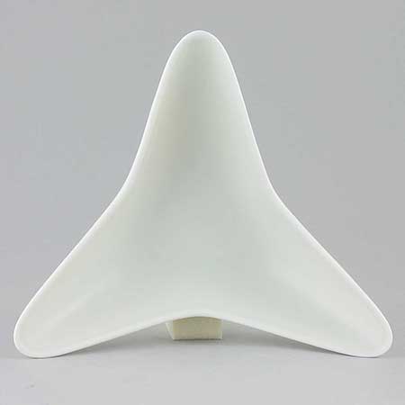 Gunnar Nylund Rörstrand Caolina White bowl, length 13 cm