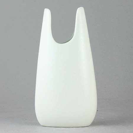 Gunnar Nylund Rörstrand Caolina White vase, height 14 cm