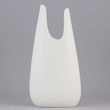 Gunnar Nylund Rörstrand Caolina White vase, height 19 cm