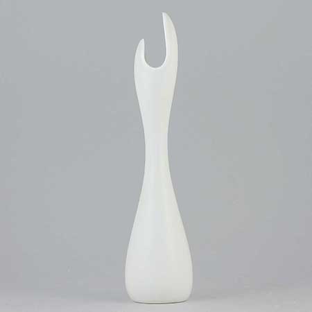 Gunnar Nylund Rörstrand Caolina White vase, height 22 cm