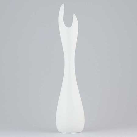 Gunnar Nylund Rörstrand Caolina White vase, height 32 cm