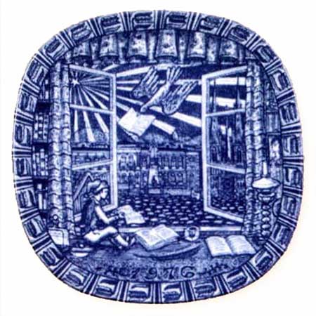 Gunnar Nylund Rörstrand Christmas Plates 1976