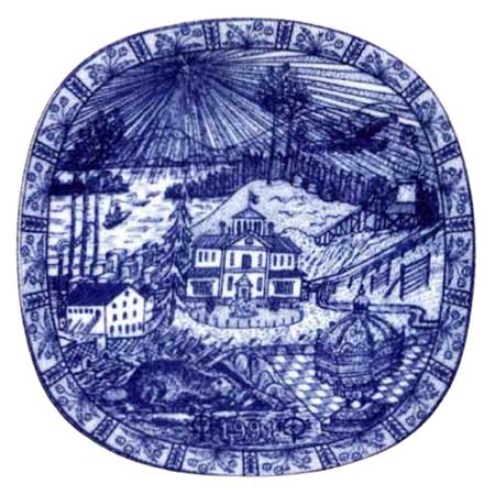 Gunnar Nylund Rörstrand Christmas Plates 1991