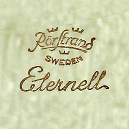 Gunnar Nylund Rörstrand Eternell The lower side of a Eternell object