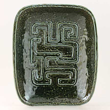Gunnar Nylund Rörstrand Farina Bowl, model 4, length 26 cm