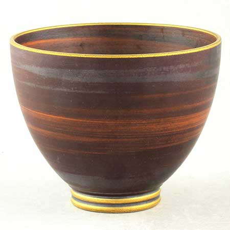 Gunnar Nylund Rörstrand Ferro Skål, diameter 9 cm