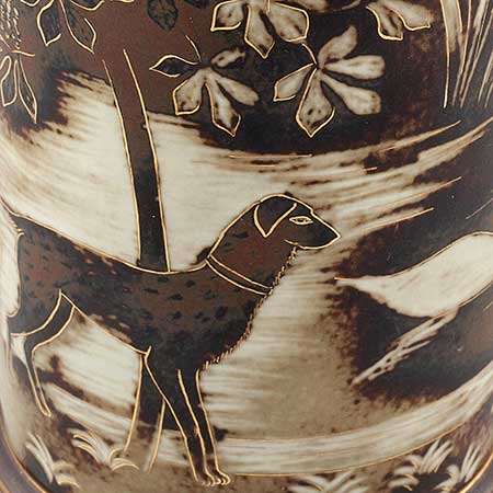 Gunnar Nylund Rörstrand Flambé Motif Number 1085