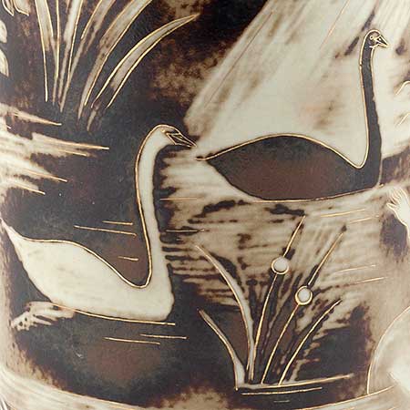 Gunnar Nylund Rörstrand Flambé Motif Number 1085
