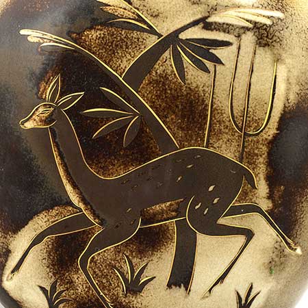 Gunnar Nylund Rörstrand Flambé Motif Number 1136