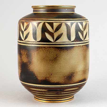 Gunnar Nylund Rörstrand Flambé Vase, höjd 22 cm
