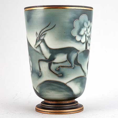 Gunnar Nylund Rörstrand Flambé Vase, height 18 cm