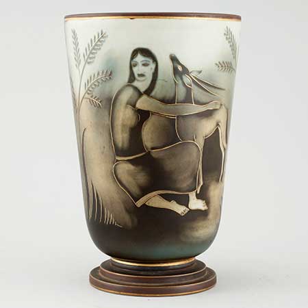 Gunnar Nylund Rörstrand Flambé Vase, height 23 cm